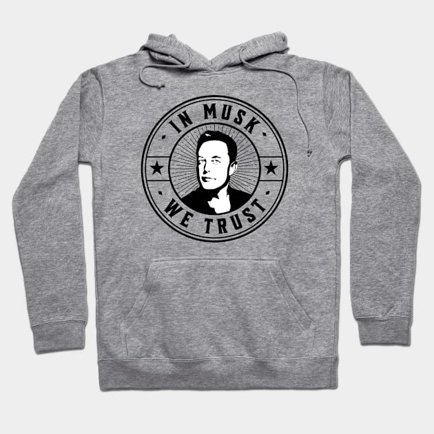 Elon Musk Hoodie by valentinahramov